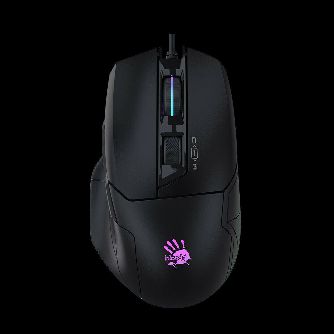 For BLOODY W70 MAX Wired USB Gaming Mouse Programmable Activation Version