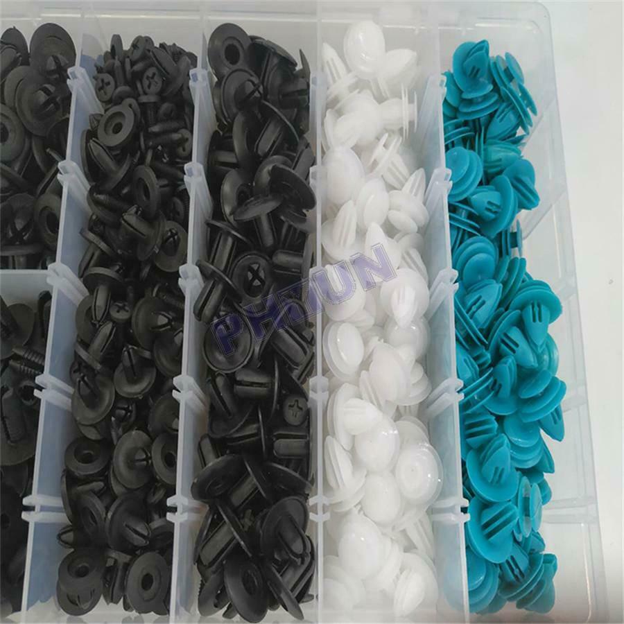 405x Plastics Rivets Fastener Push Pin Clips For Car Truck Fender Bumper Panel