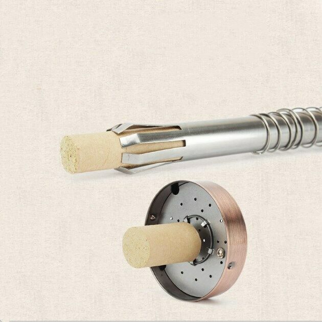 Pro Large Tungsten Steel Moxa Roll Burner Stick Moxibustion Stick Therapy Tool