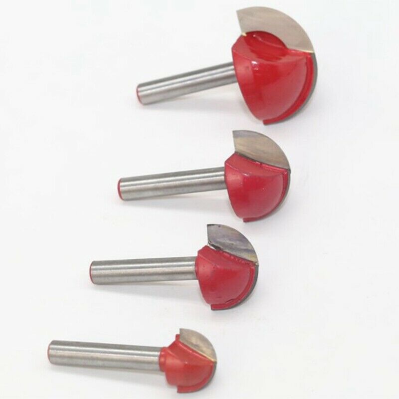 6mm Shank Ball Nose End Mill Wood Router Bit Set Round Cove CNC Milling CuttM1Y2