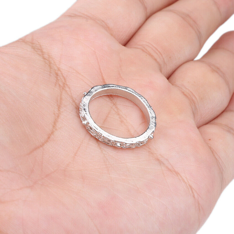 7Pcs Women's Punk Retro Style Party Prom Finger Rings Bands Fashion Jewelry