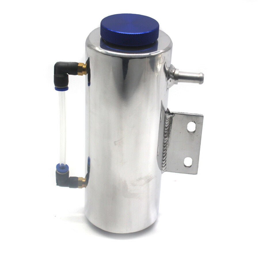 Aluminum Overflow Coolant Oil Catch Tank Reservoir Cooling Radiator 500ML Catch