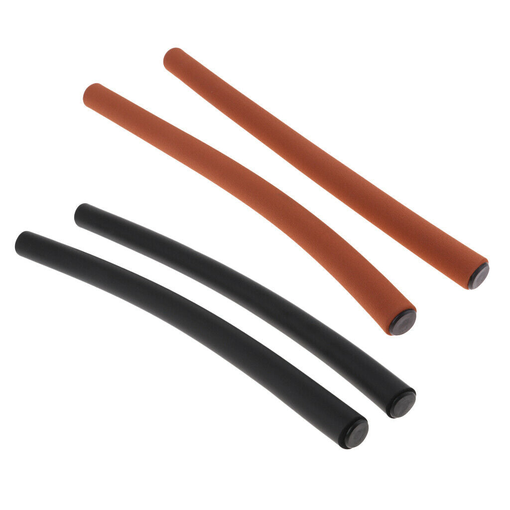 2 Pairs Silica Gel Bicycle Handlebar Grips for Road Bike Touring Bike Classical