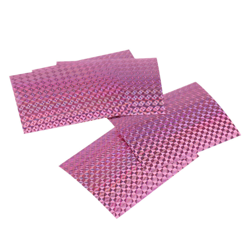 5pcs DIY Fishing Lure Outer Scale Reflective Tapes DIY Tackle Crafters Pink