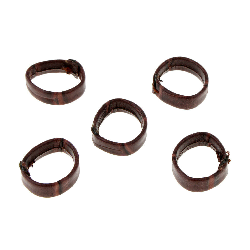 10 Pieces 22mm PU Leather Watch Band Replace Clasp Ring Strap Loop Fastener