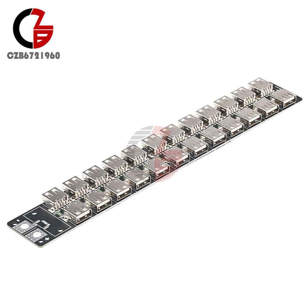 24-port USB Charger Mobile Game Studio Centralized Power Supply Plugboard 240W