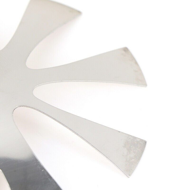 Nail Cutter Plate French Manicure Style V-Shape Stainless Steel Nail Art WF