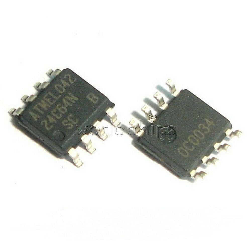 10PCS ATMEL AT24C64DH AT24C64 SOP8 24C64 SOP-8 64 Serial EEPROM