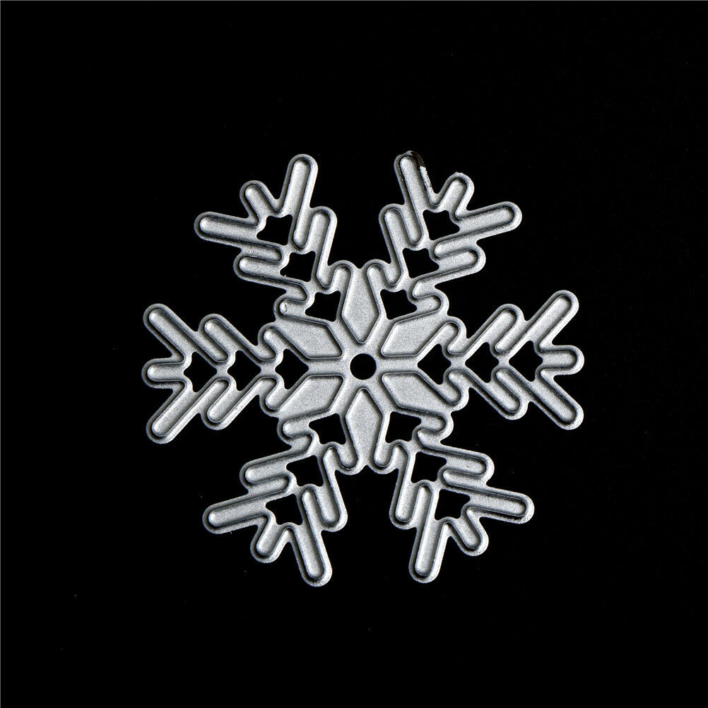 4x Snowflake Metal Cutting Dies Stencils for Scrapbooking DIY Craft Embossing Lt