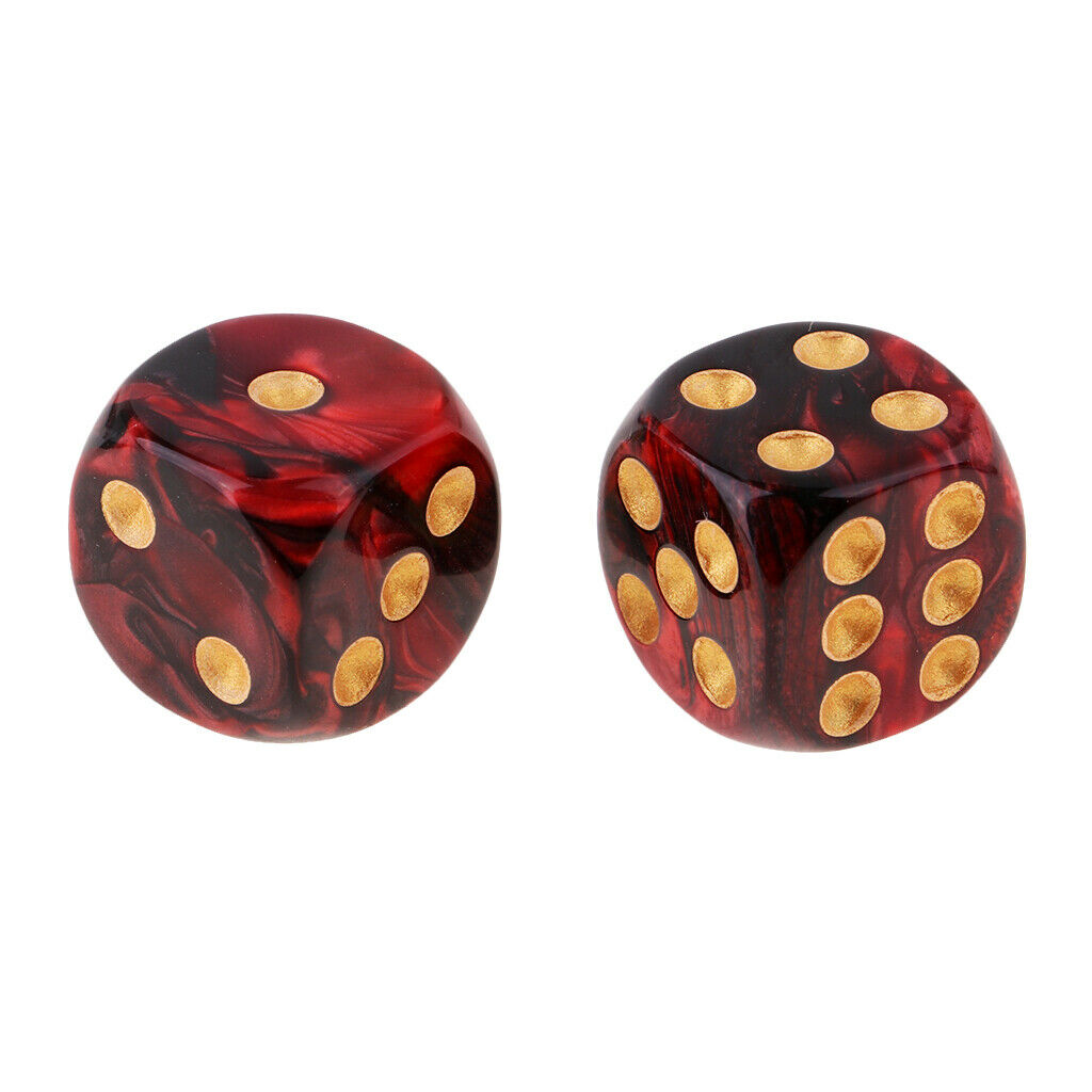 20 Pack Of 6-Sided Dice Set 16 Mm For