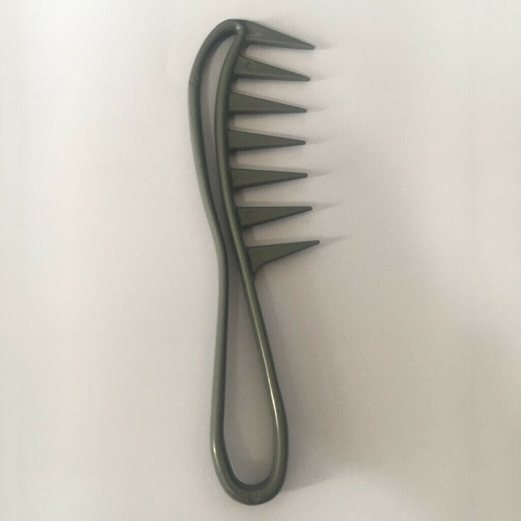 2 Pack Wide Tooth Combs Hairdressing Unisex Comb Detangler Wet Hair Brush