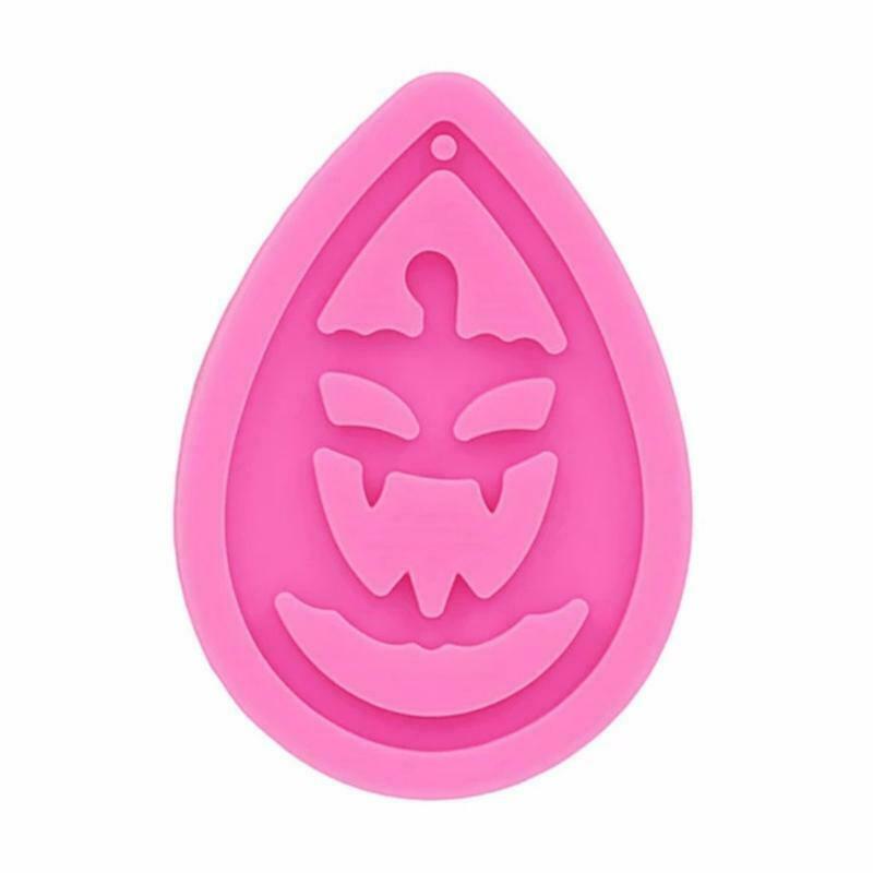 Earrings Silicone Mold Halloween Pumpkin Earrings Mold for Home Decoration