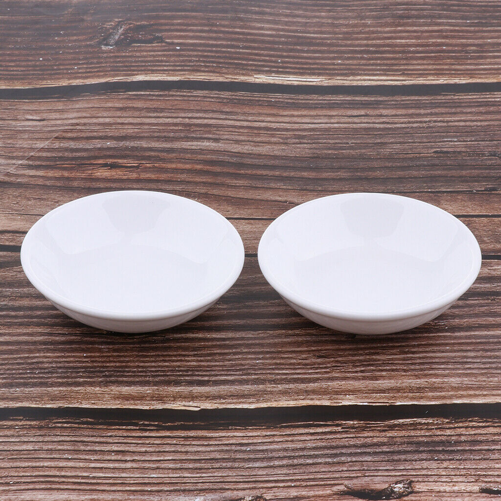 Lots 2 Round Oil Warmer Replacements Dish Bowl Electric Oil Warmers 3.8 inch