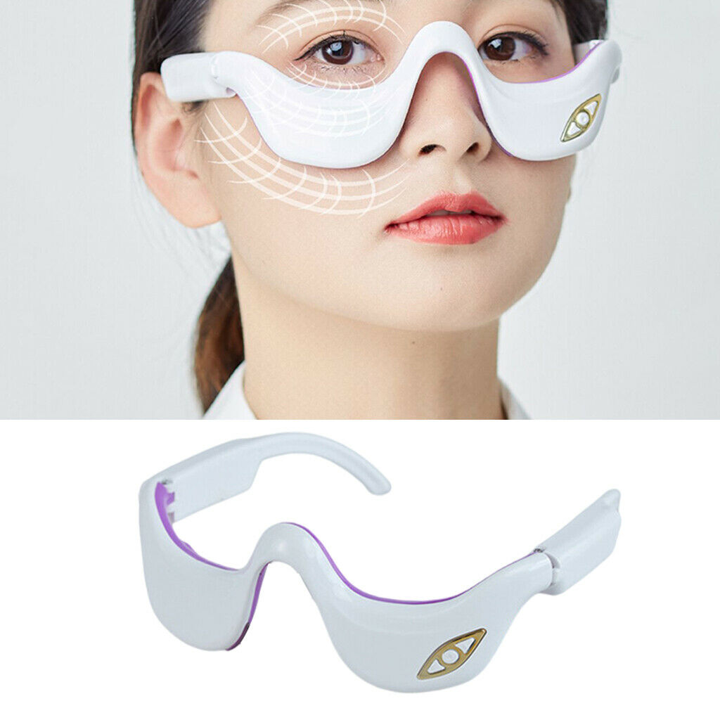 Micro-Current Pulse Eye Relax Massager Vibration Fatigue Relief Rechargeable