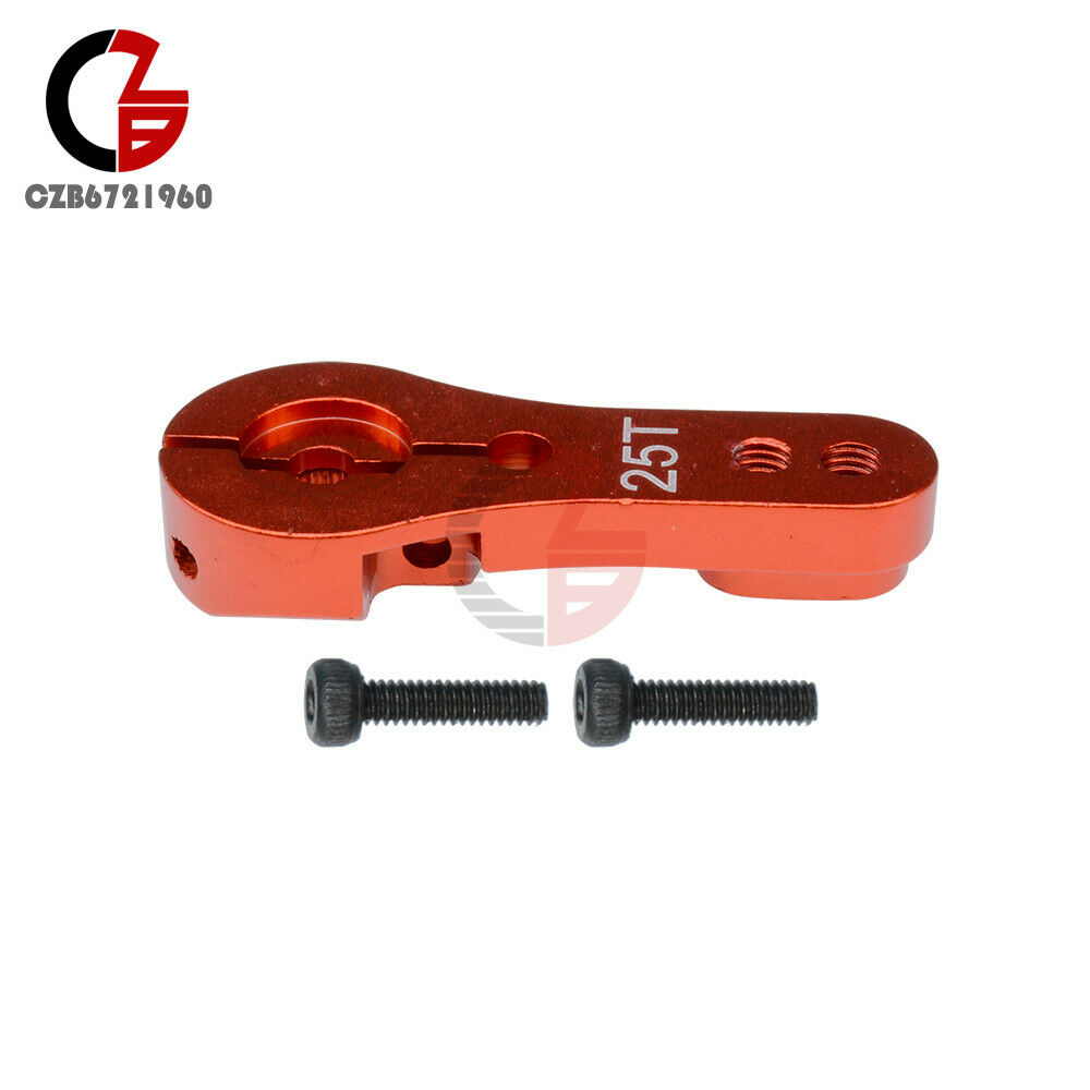 RC Steering Servo Half Arm 25T Big Torque Aluminum Red Fit For Metal MG995 MG996