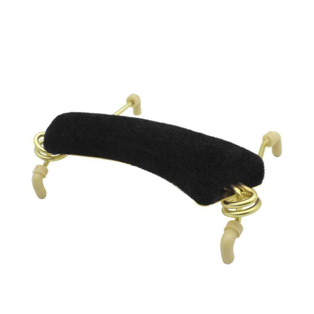 Durable 3/4&4/4 Violin Fiddle Shoulder Rest Stage Practice Accessory Black