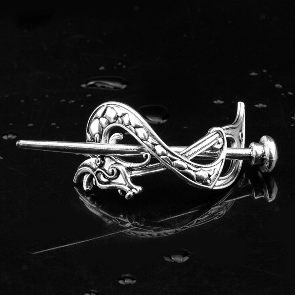 5pcs Viking Hair Clip Dragon Hair Stick Long Hair Holder Banquet Dating Gift
