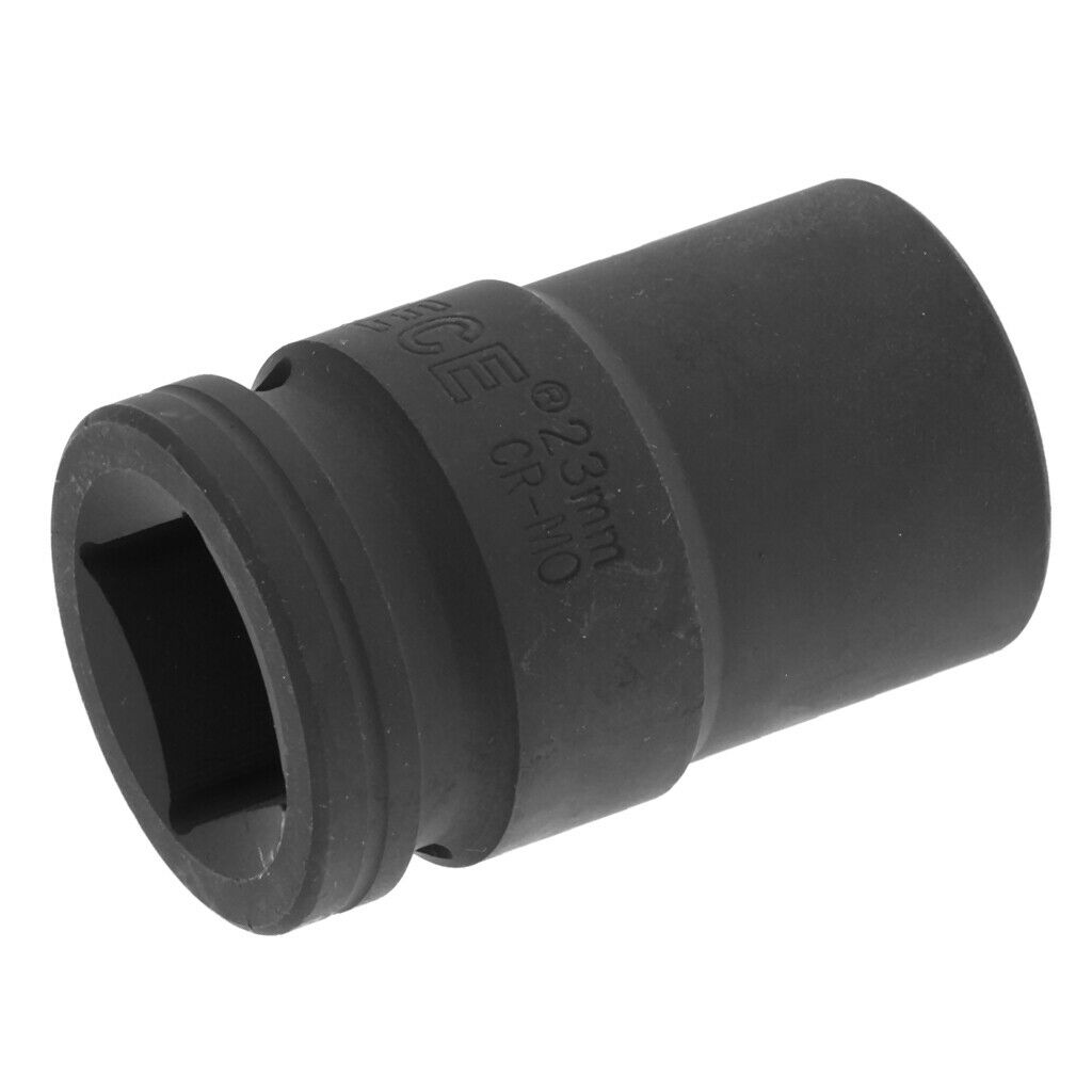 23mm 3/4" DRIVE DEEP IMPACT WRENCH SOCKET 12 POINT SINGLE HEX HUB NUTS