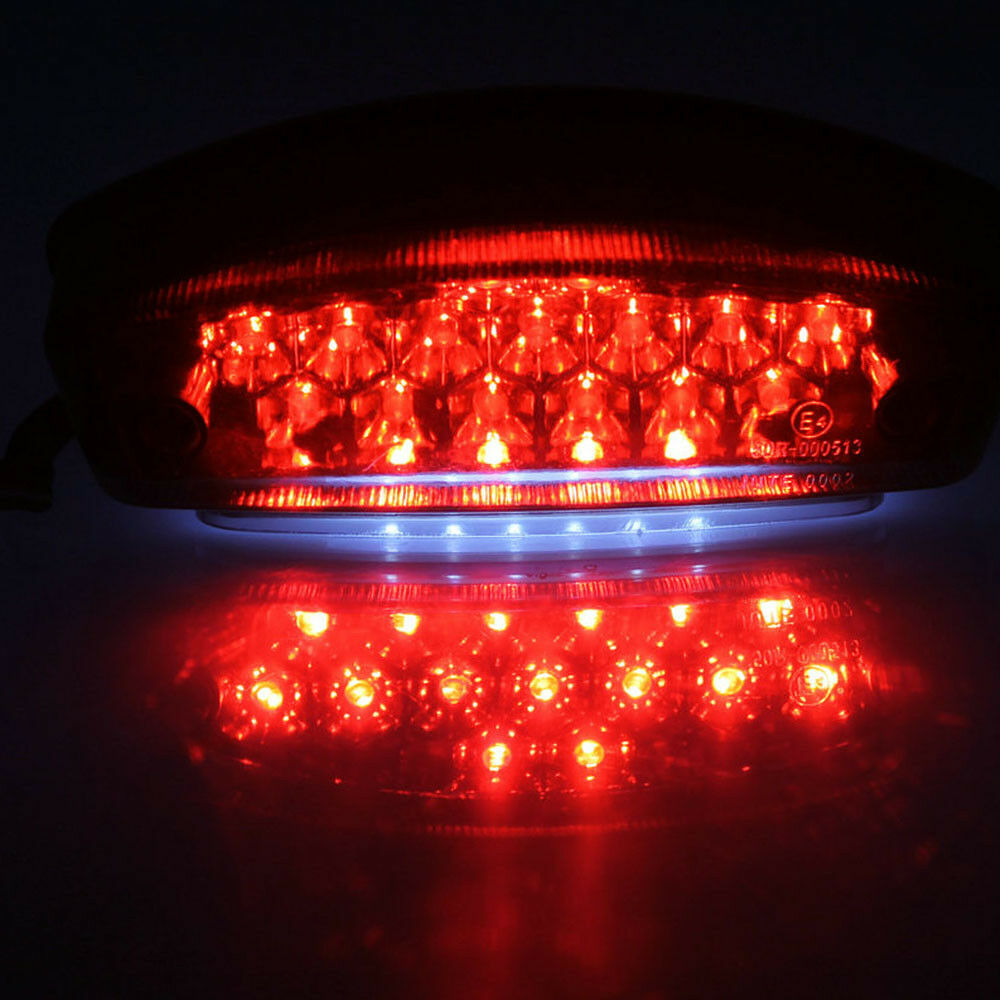 Universal 12V 21 LED Motorcycle Rear Tail Brake Light License Number Plate Lamp