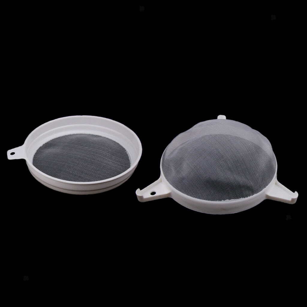 Double Layer Honey Strainer Filter Net Screen Apiary Sieve Beekeeping Tool