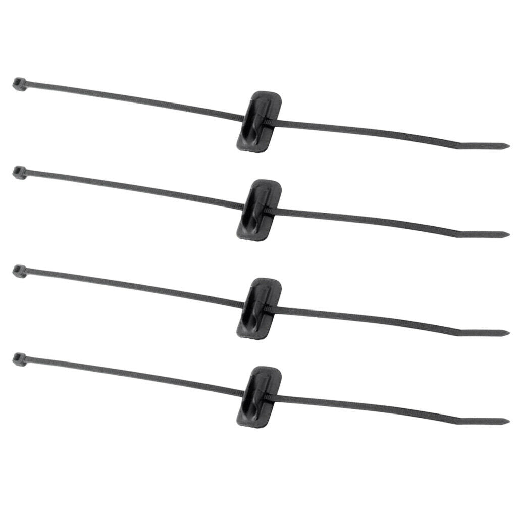 4pcs Cable Holder Bike Housing MTB Fitting Lines Guide Clip Clamp Zip Ties Tidy