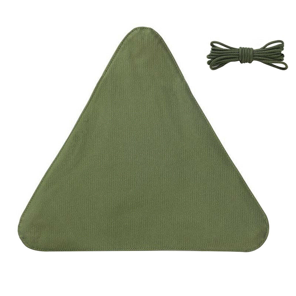 Stool Cloth Outdoor Folding Stable Slacker Triangle Chair Seat Hiking Picnic