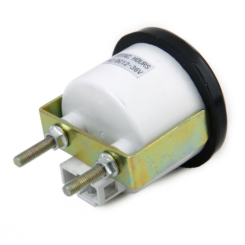 DC/AC 12-36V Round Quartz Hour Meter Hourmeter for Boat Car Truck Engine
