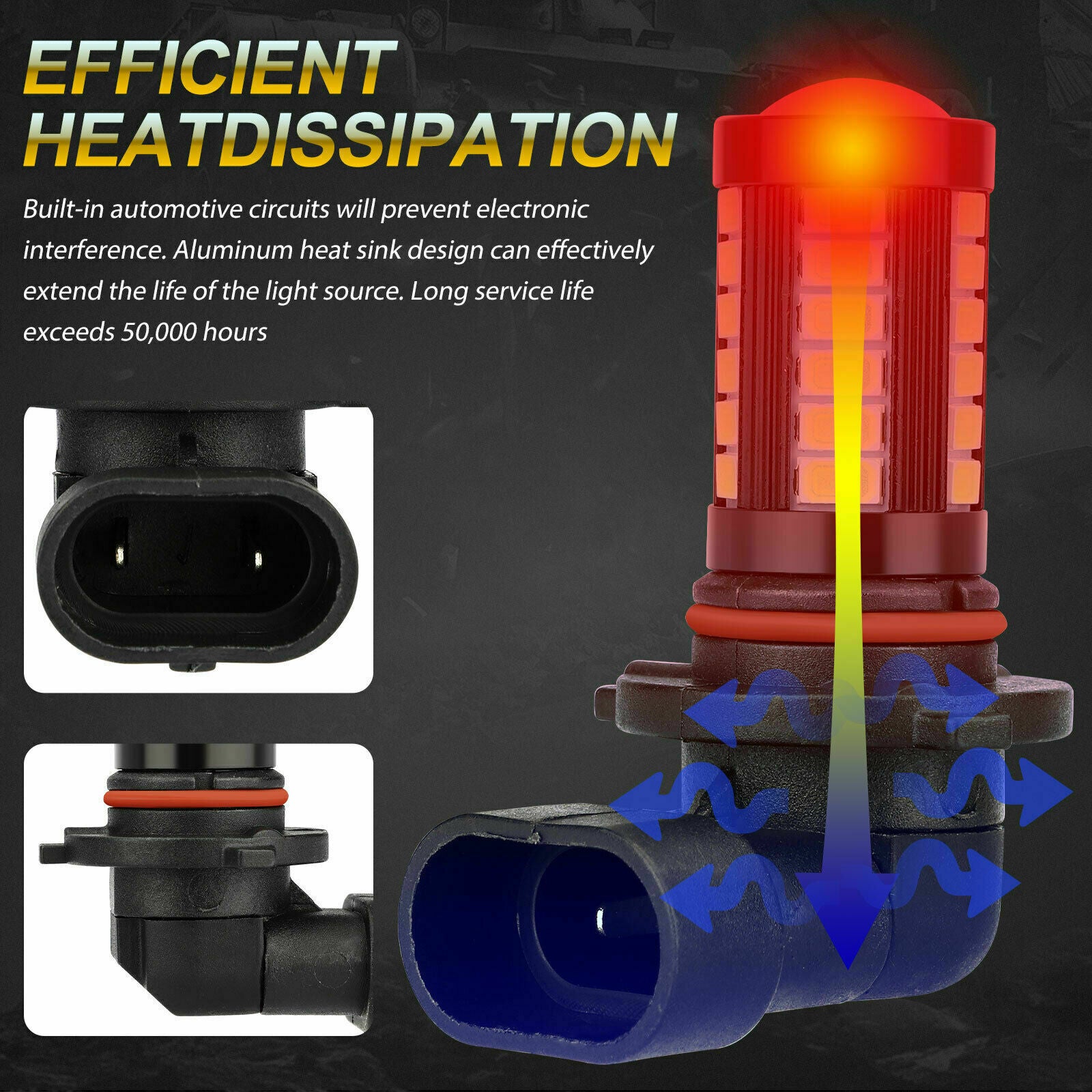 4x 9005 9006 LED Combo Headlight Bulb High Low Beam Kit 6000K Super Bright White