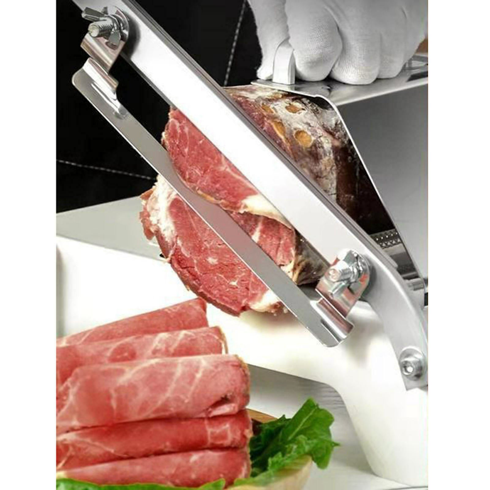 Home Stainless Steel Manual Beef Frozen Meat Slicer Cutter Slicing Machine