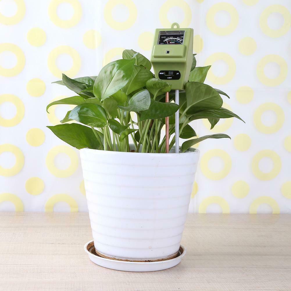 Soil Moisture PH Meter Plant Flowers Soil Digital Analyzers Tester Detector @
