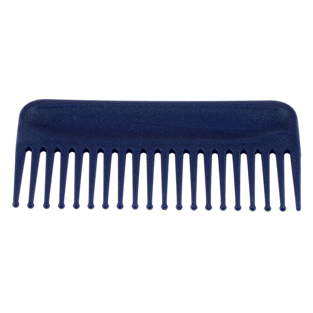 Salon Hair Care Detangling Hair Comb Hairbrush Anti Static Wide Tooth Blue