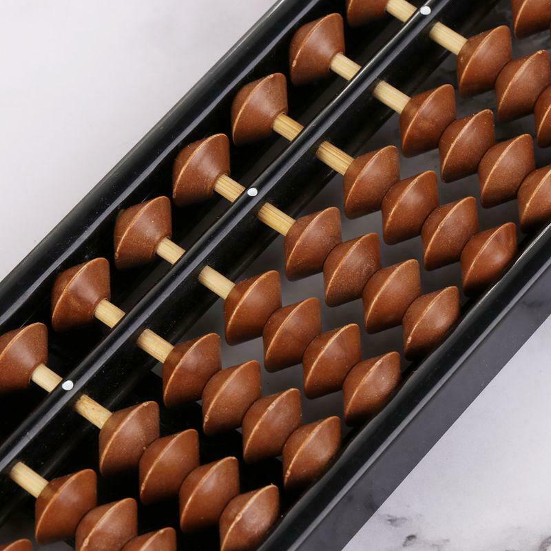 Portable Chinese 23 Digits Column Abacus Arithmetic Soroban Calculating Counting