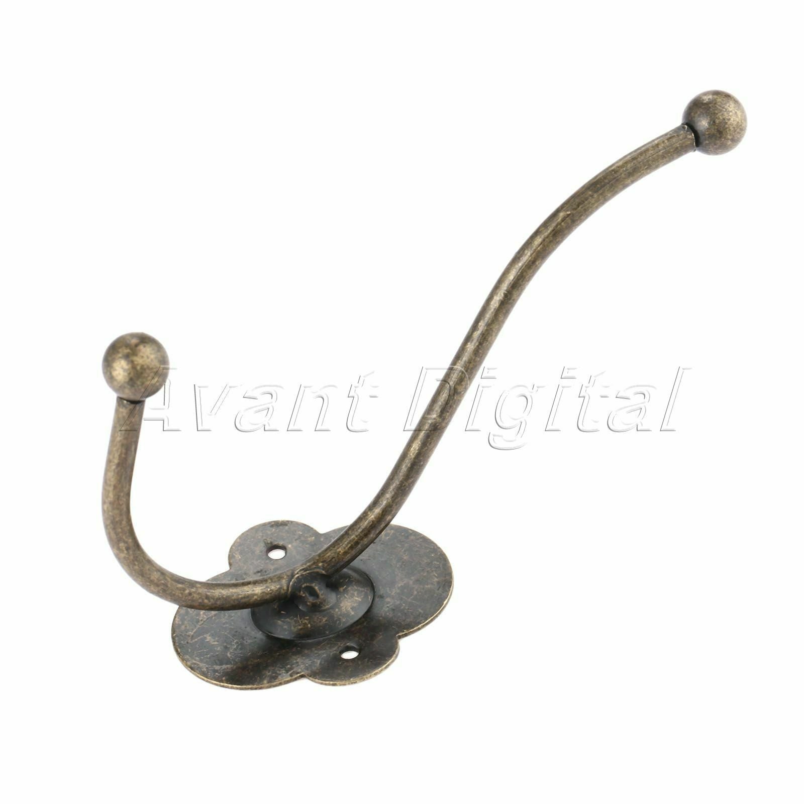 Metal Wall Hook Coat Hat Clothes Towel Holder Retro Bathroom Kitchen Door Hanger