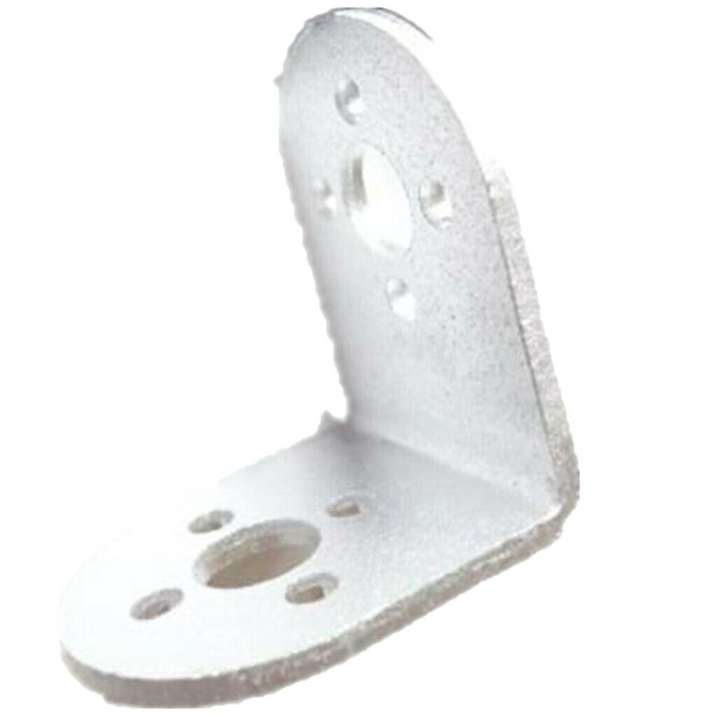 White Metal L-Shaped Beam Bracket for Robot Arm/Humanoid Robot/Servo Simple to