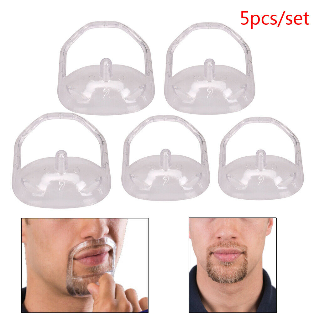5x/lot Beard Comb Hairbrush Symmetric Cut Salon Mustache Beard Styling Te.l8