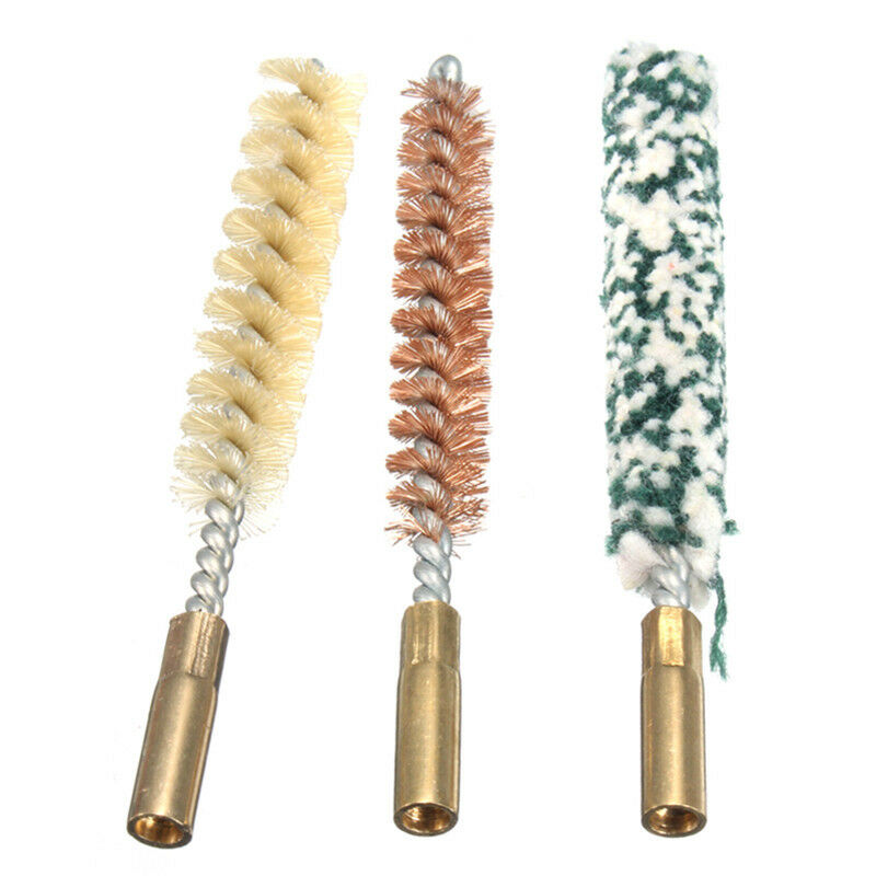 7Pcs/Set 30 Cal Brush Cleaning Kit Coated Rod Brush Gun Cleaner Tool