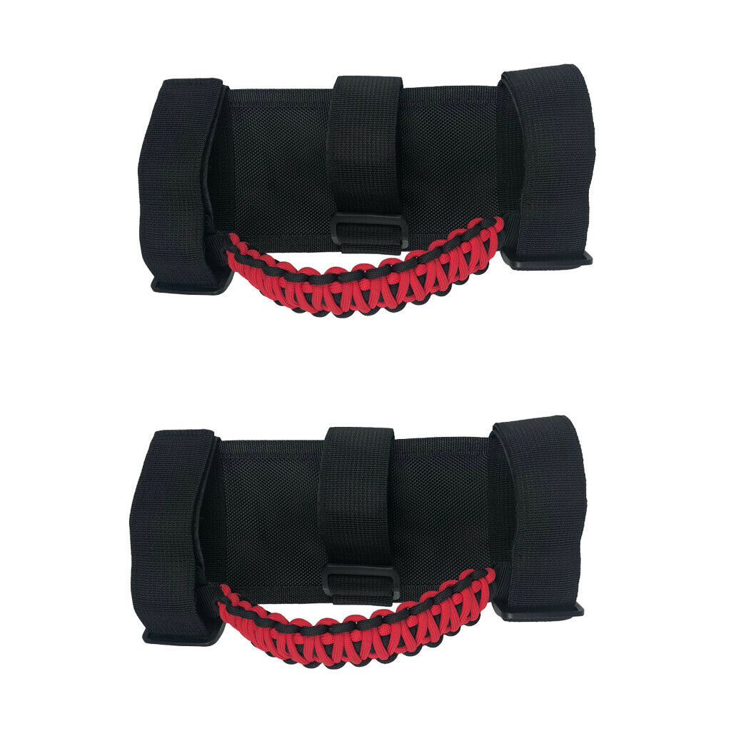 Grab Handles,Heavy Duty Unlimited Roll Bar Grab Handles for Jeep Wrangler TJ JK