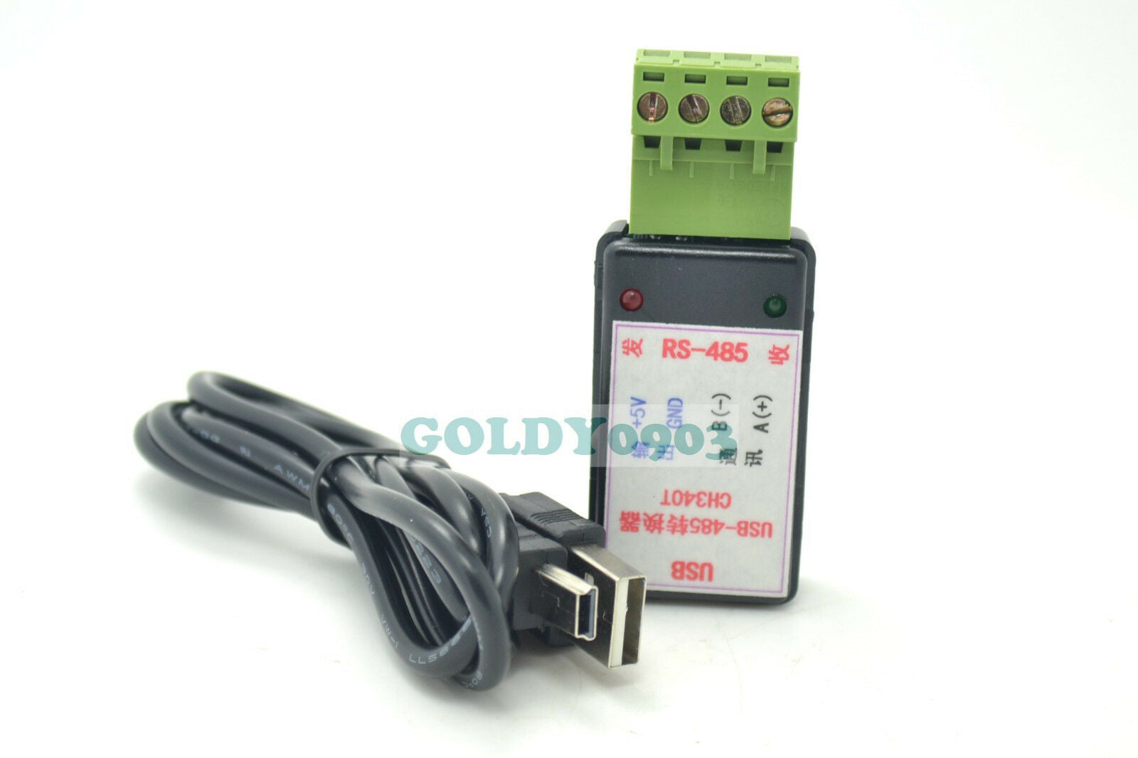 USB to RS485 Converter 5V Voltage Output TVS Surge Protection CH340T Chips