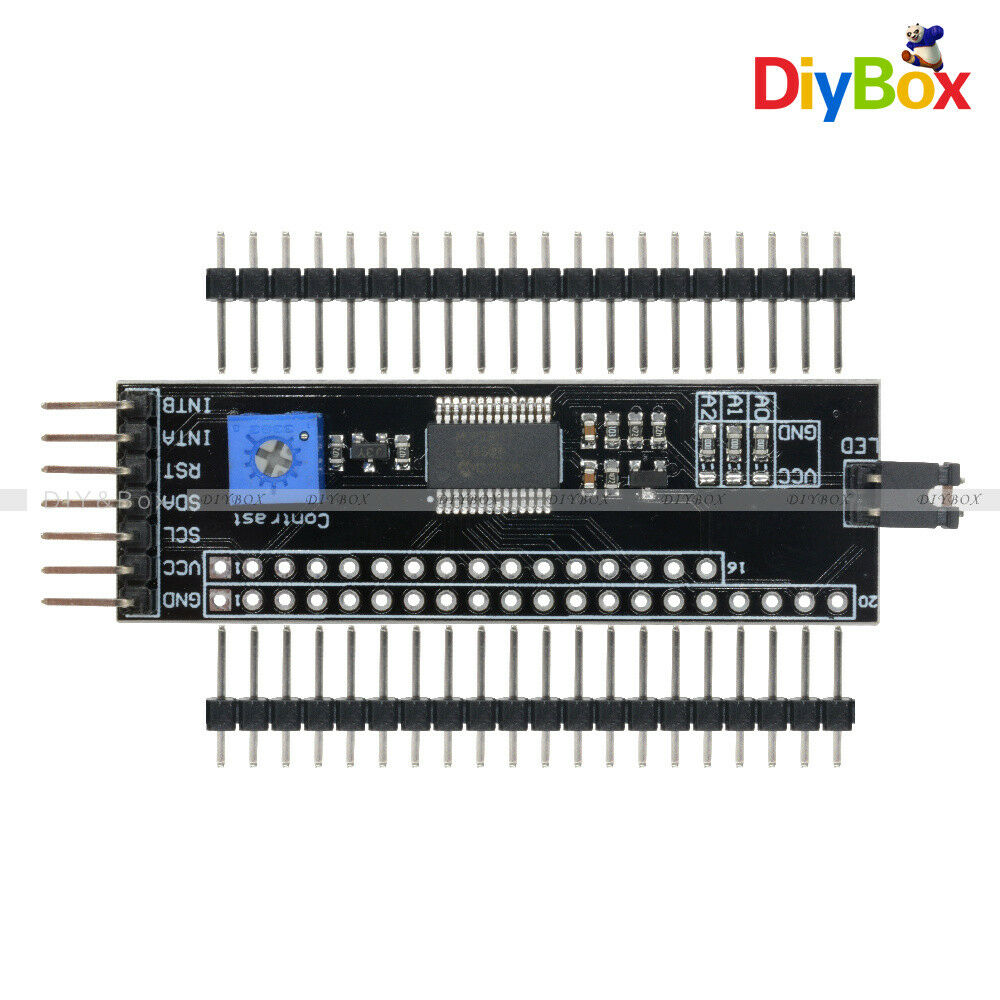 5V 1602/2004/12864 IIC/I2C LCD Serial Interface MCP23017 Expander for Arduino