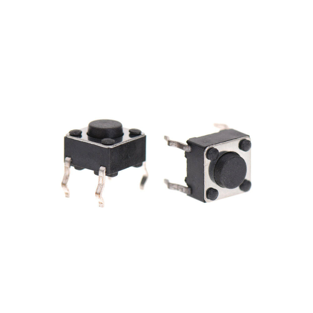 100Pcs 6x6x4.5mm Panel PCB Momentary Tactile Tact Push Button Switch  Re