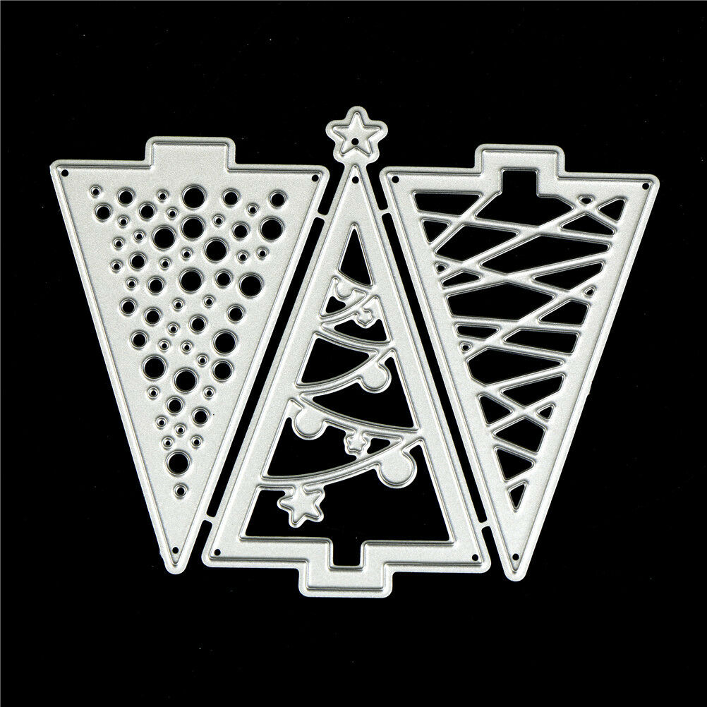 3pcs ChristmasBDree Metal Cutting DiesBDor DIY Scrapbooking Album Paper Ca.l8