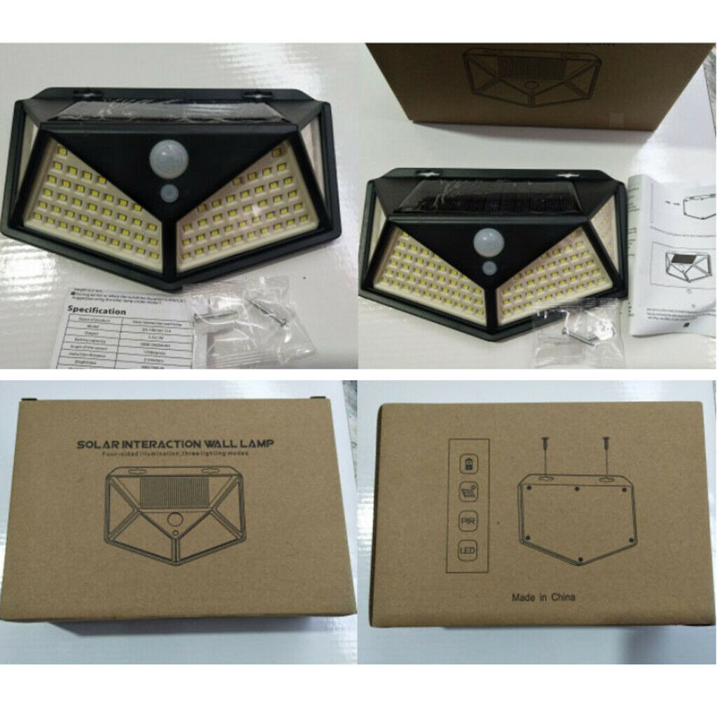 Solar Wall Lights Outdoor, Solar LED Waterproof Lighting for Deck, Fence, Patio,