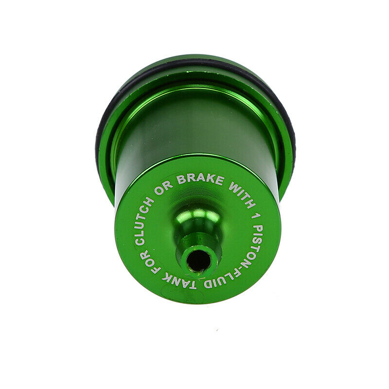 Motorcycle Brake Fluid Reservoir Green Aluminum Alloy Universal Fit For Kawasaki