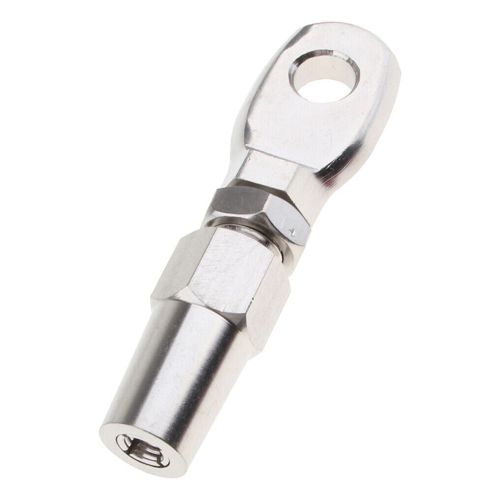 10mm Stainless Steel Wire Rope Swageless Eye Terminal End Fitting