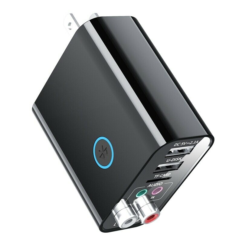 Bluetooth Receiver Transmitter 2-In-1 Bluetooth 5.0 AUX Audio Adapter for T P8K6