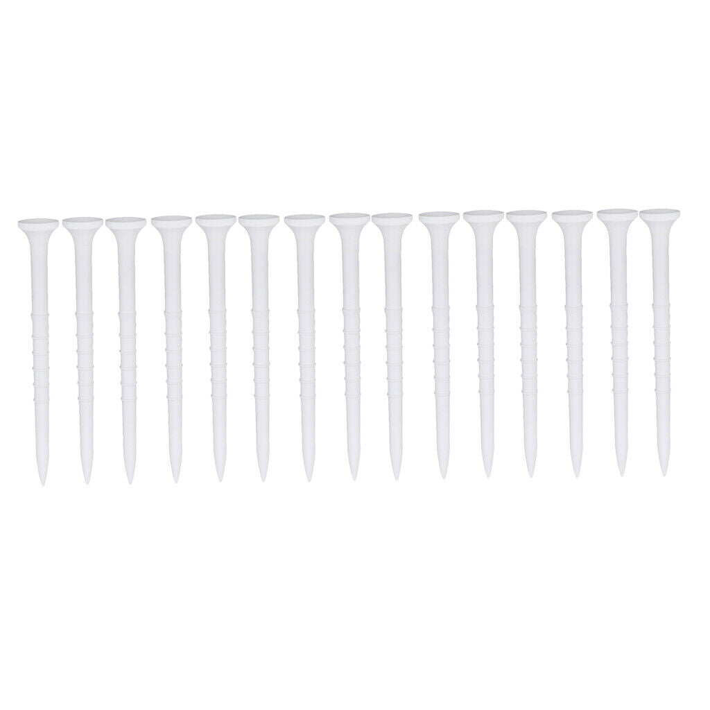 15 Pcs Golf Tees Plastic 8.5cm Golf Nail Limit Pin Outdoor Sports