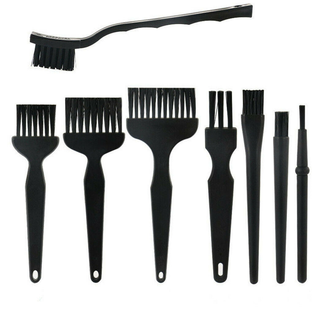 8Pcs/Set Anti-Static Brush Set Detailing Cleaning Tools For Phone Tablet PCB BGA