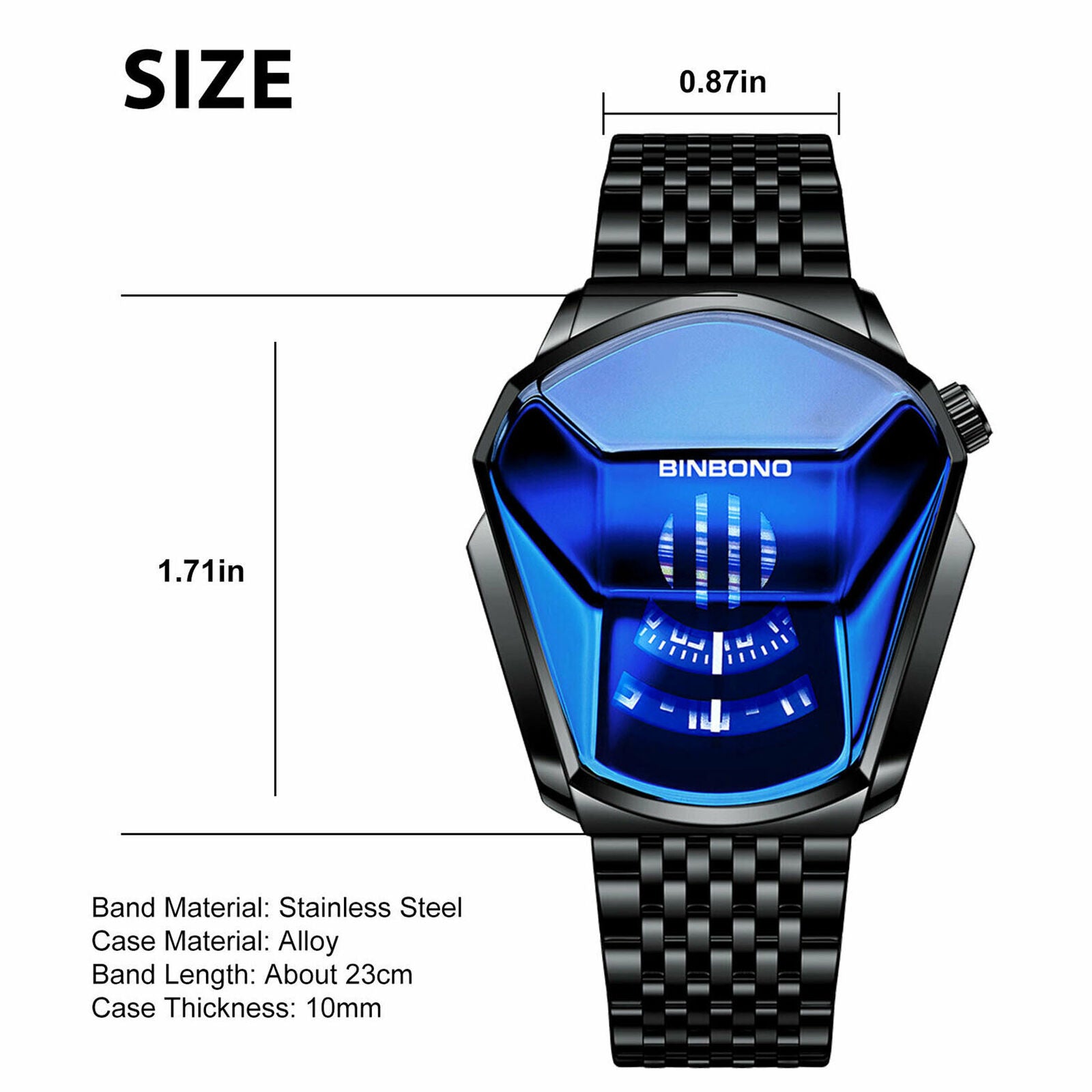 Fashion Diamond Style Quartz Watch Waterproof High-End Trend Fashion Steel New
