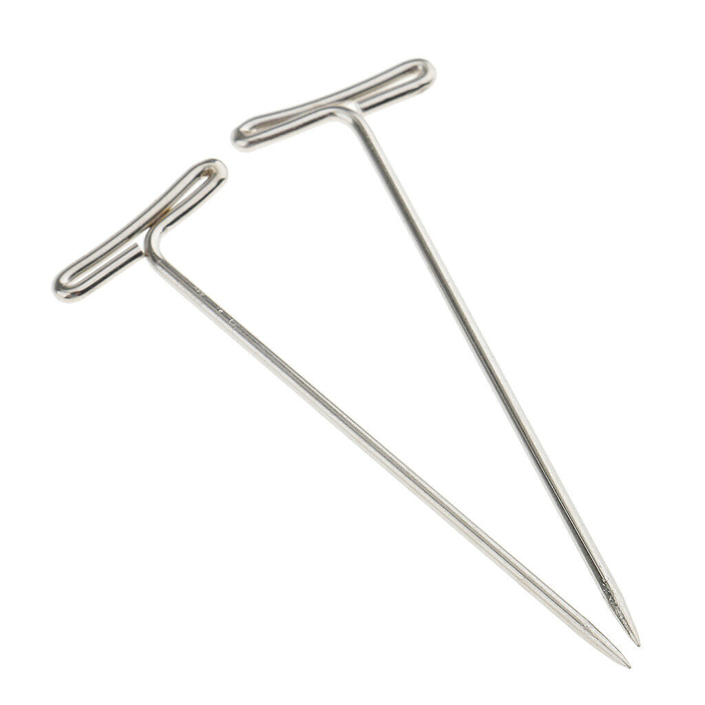 23'' Cork Head Canvas Block T Pins Holder Sewing Thread for Wig Making
