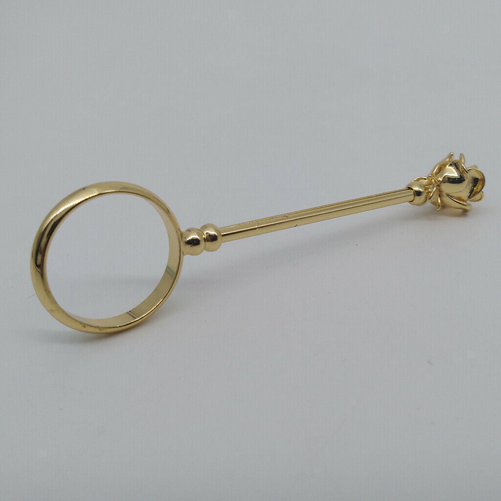 6pc Elegant Metal Cigarette Finger Holder Stand 17mm Ring Lady Women Men